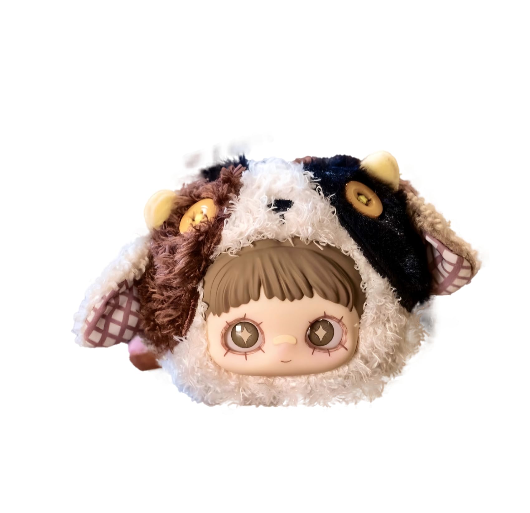 

HiToy MayMei - Forgotten Corner Series Officially Licensed Lovebu Keychain Compatible Blind Box Anime-Style Plush Toy with Fluffy Cat Motif
