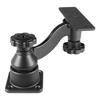 Horizontal 6" Swing Arm Mount Fishfinders & Chartplotters Mount Bracket 360° Rotation Fits for Garmin, Lowrance, Humminbird