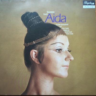 LP-skiva GIUSEPPE VERDI  Aida  Större Querschnitt 6593013 Pergola Tyskland Klassisk Begagnad