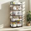 5 Tier Storage Shelves Heavy Duty Storage Rack 66 Lbs Capacity Storage Shelf for Kitchen Pantry Closet Bathroom Laundry Garage