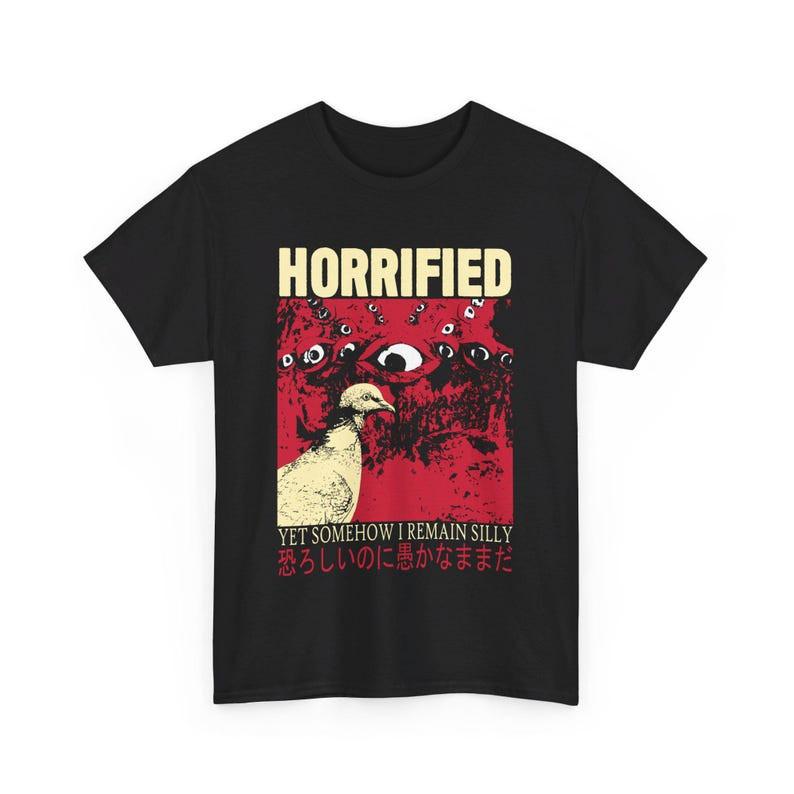 Horrified Pigeon T-Shirt,  Unisex Tee
