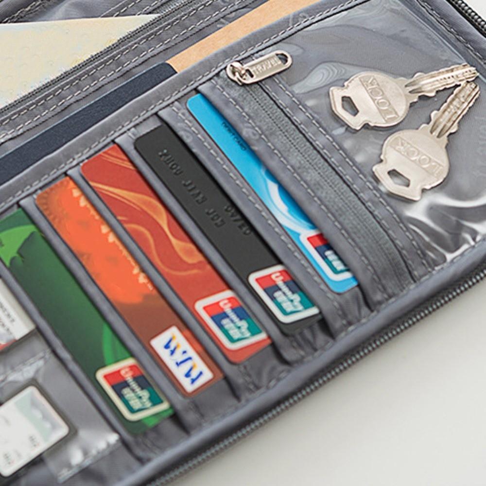 Large Capacity Passport Bag Card Holder Card Storage Bag Travel Wallet  Travel Accessories