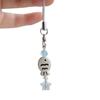 Stylish Fish Phone Chain Ornament Snapper Star Beaded Cellphone Pendant Phone Lanyard Bag Charm for Fashion Individuals