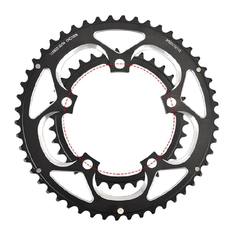 

Road Folded Bike Speed Crankset Multifunction Cycling Cranks Wide Tooth for Professional Road Cycling 1