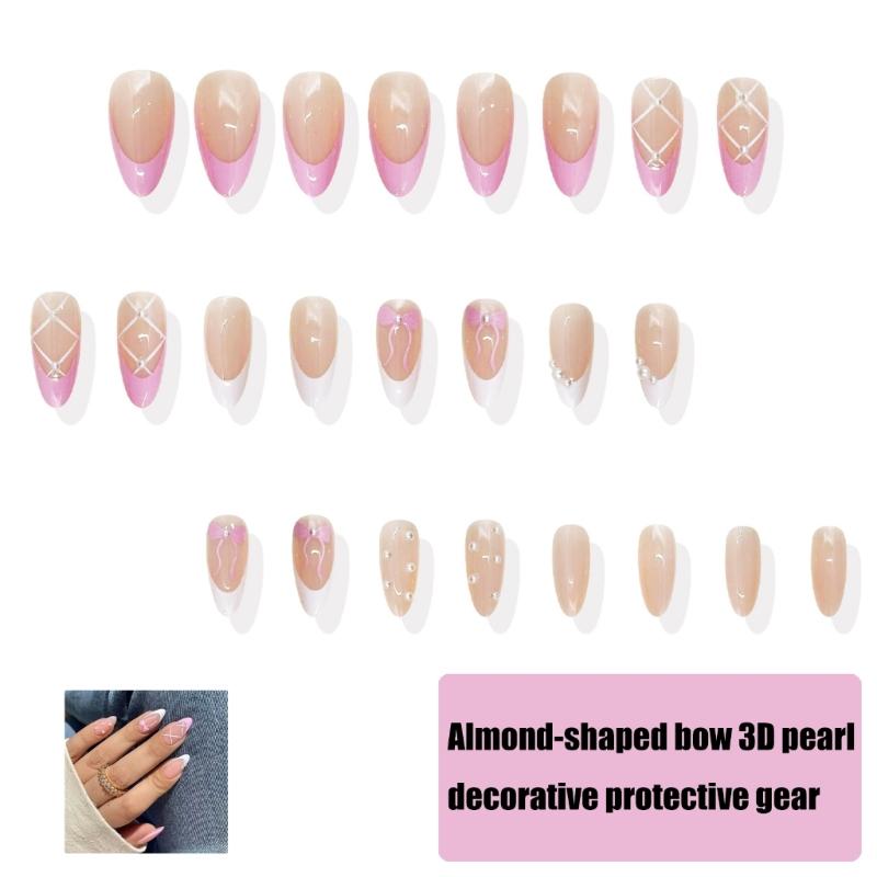 Press on Nail,Fake Nails Stick Glue on Nail False Nails Acrylic Nails Artificial False Nails for DIY Nails Art Designs