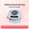 Dual-Use Nail & Hair Dryer: Hot/Cold Air for Quick-Dry, Wet/Dry Hands, Nail Art, & Multifunctional Use.