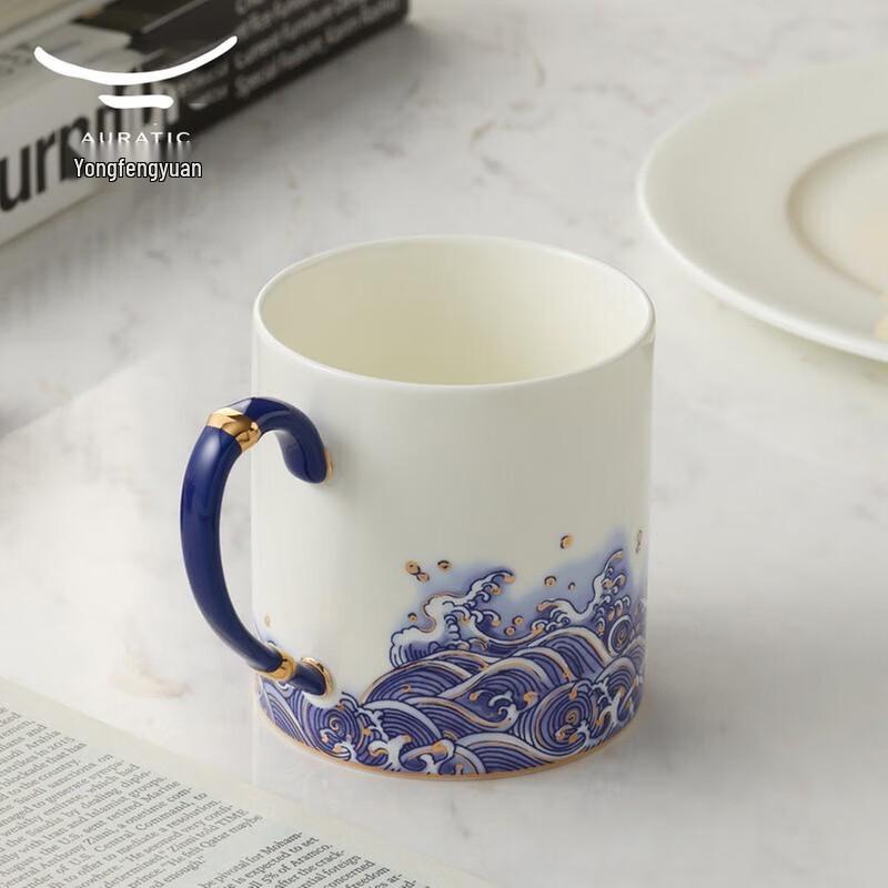 Auratic Mr. Porcelain 'Pearl On the Sea' Ceramic Mug