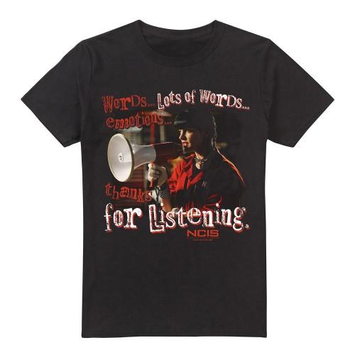 NCIS Mens Thanks for Listening T-Shirt