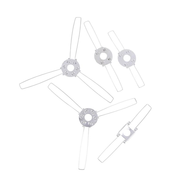 4Pcs 2-Forks 3-Forks Galvanized Fixing Spring Clip Spring Buckle For Fixing Lampshade Shrapnel Diy For Pandent Lamps Lanterns