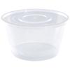 Disposable Black Square Meal Prep Boxes with Lids
