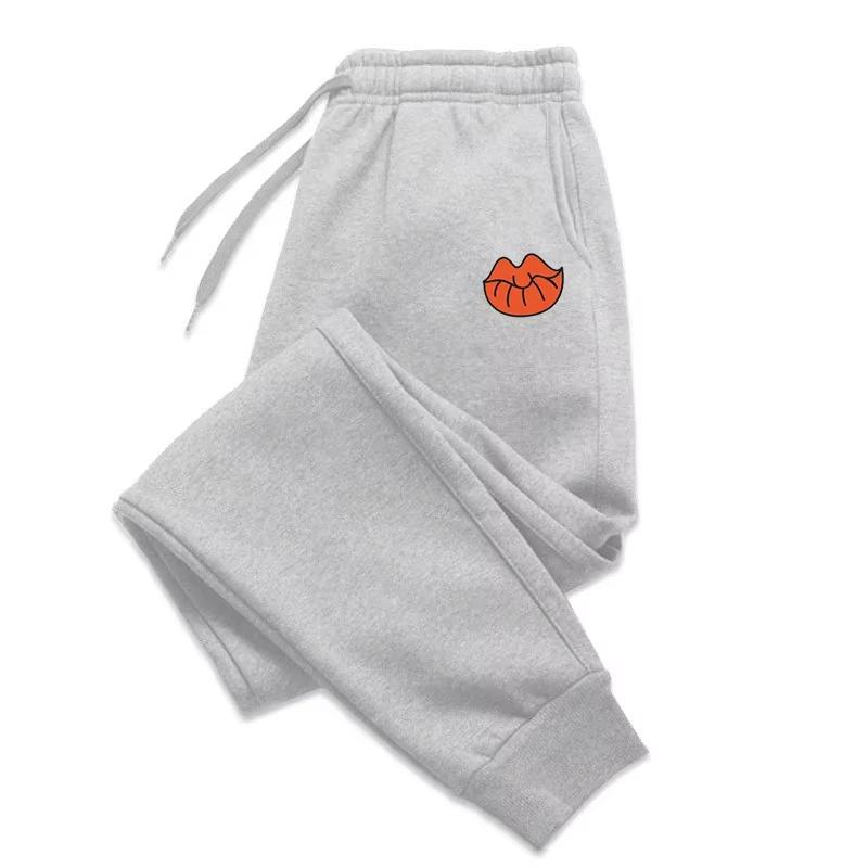 Man Lips Printed Pants Man's Pants Soft Joggers Fitness Sweatpants Comfortable Casual Trousers Mans Fashion Pants