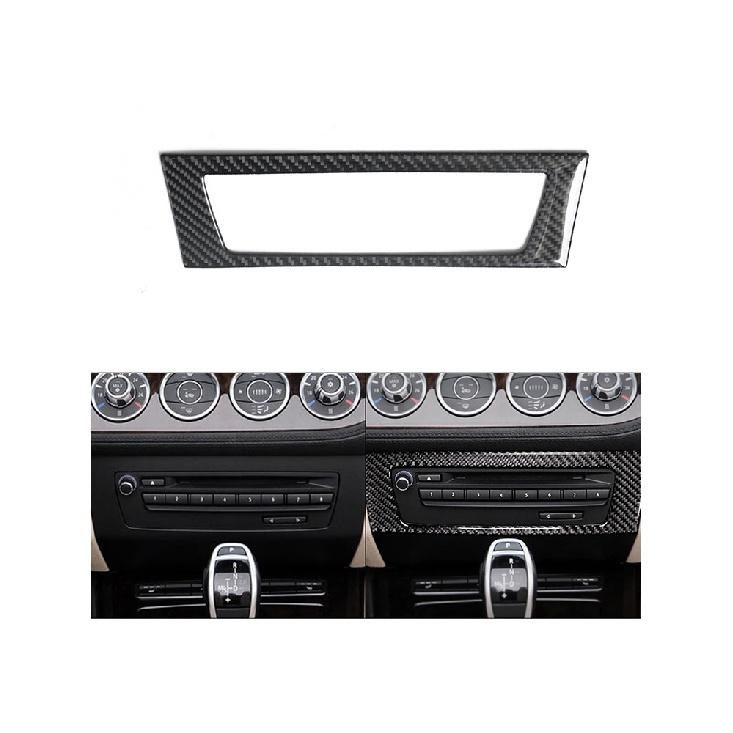 Car Styling Accessories Interior Carbon Fiber Overhead Console Wait Black Stickers Decorative Fit For BMW Z4 E89