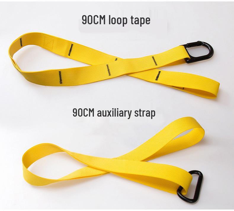 Multifunctional TRX Suspension Fitness Set with Resistance Bands and Ropes