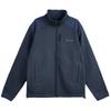 TonLion Men's Fleece-Lined Stand Collar Casual Coach Jacket