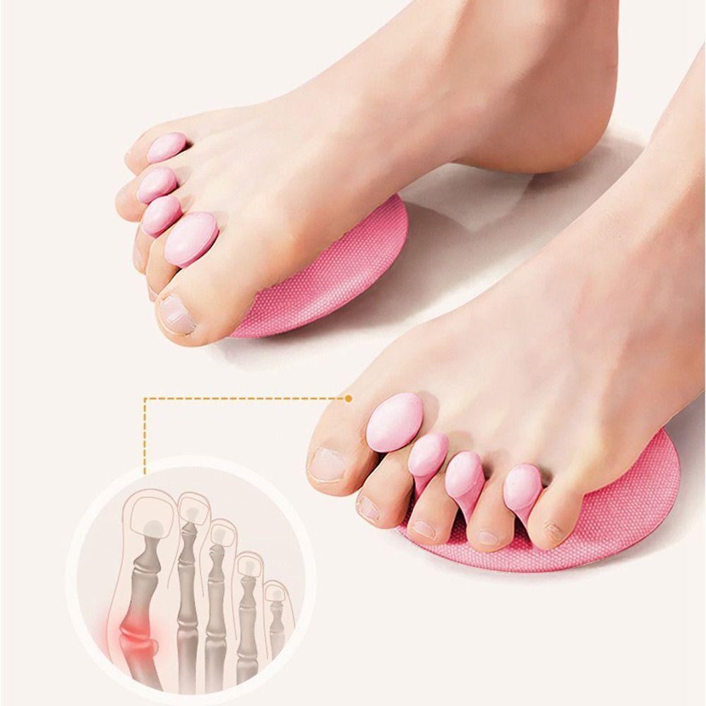 2Pcs Magnet Bead Foot Alignment Device Anti-Slip O-shaped Leg Orthopedic Insoles Leg Workouts