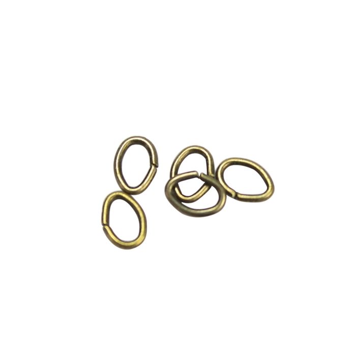 Oval Split Rings 3 X 4 Mm Brass 100 Pieces