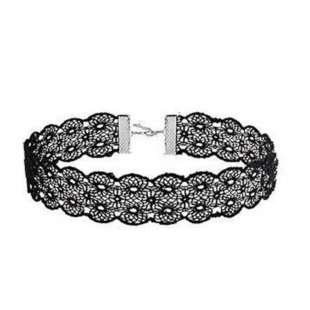 Lady Chokers Leaf Tassel Women Neck Jewelry Accessory Girl Lace Gothic Vintage Sexy Fashion Velvet Rose Beads Flower Necklace