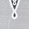 ERYKA - Ready-made jacquard panel - 160x160 cm - white