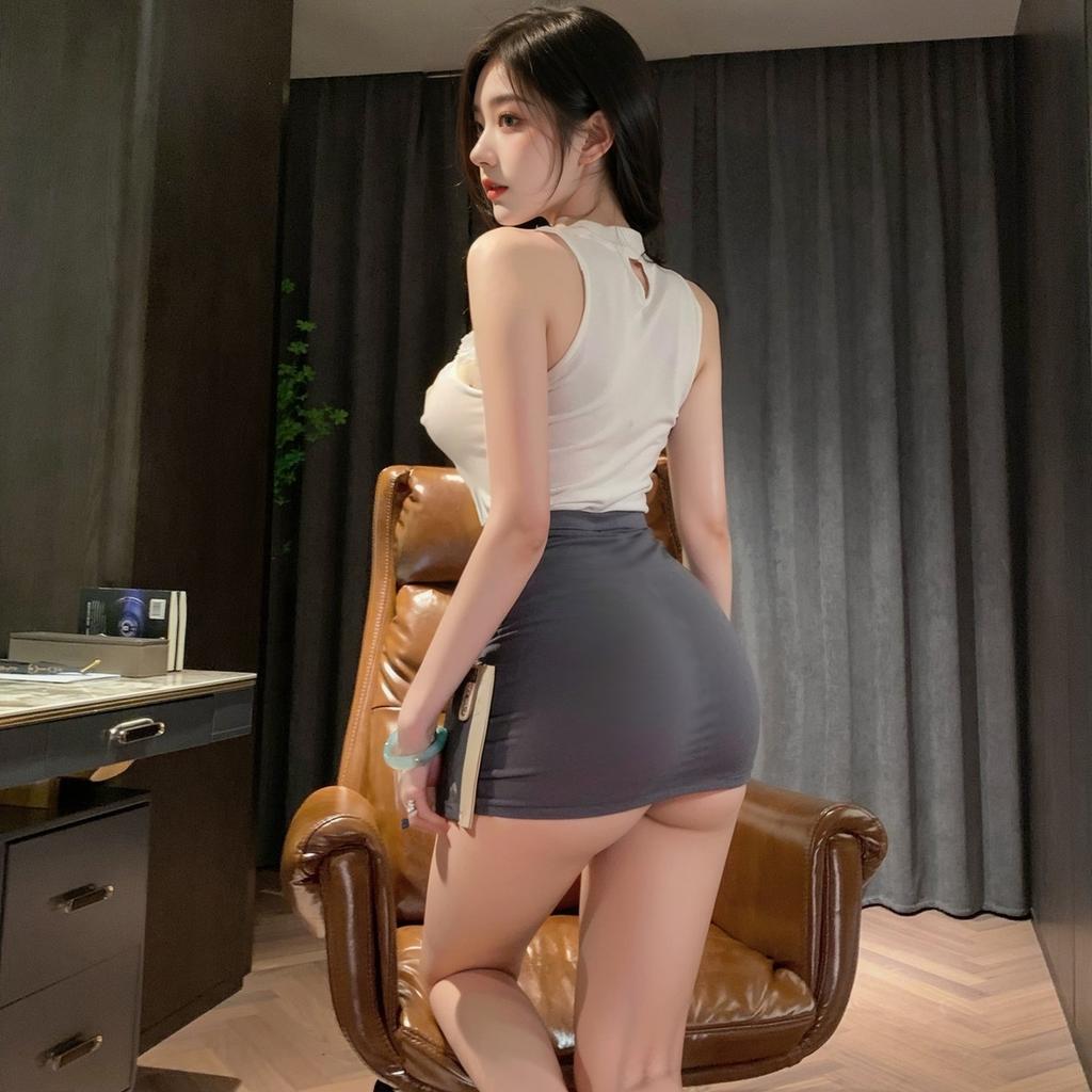Sex lingerie stewardess secretary hip skirt passion seduction sexy hollow uniform free role-playing suit