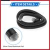 Car Heater Duct Pipe 25mm ID 300cm Max L Aluminum Foil 1 Pc Black New