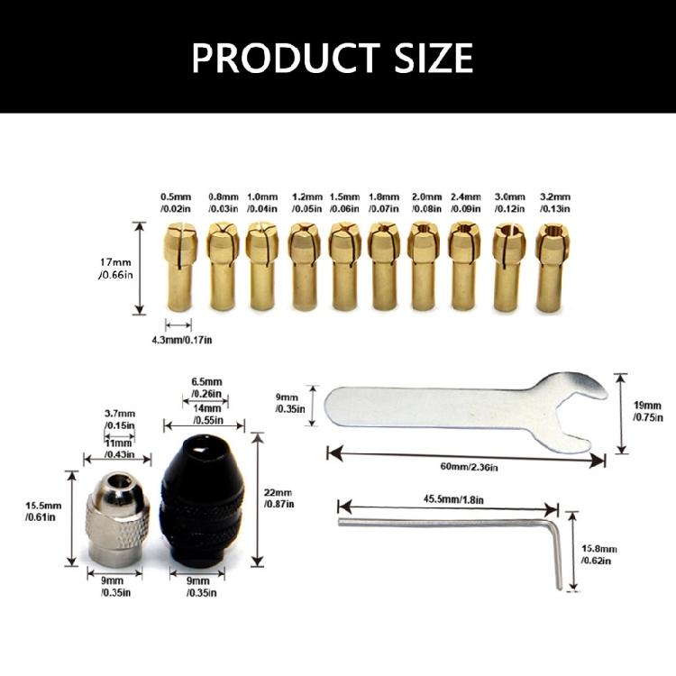 16pcs Versatile Drill Bit Chuck Set Engineered For Accuracy And Long Time Performances Across Various Drilling Tasks