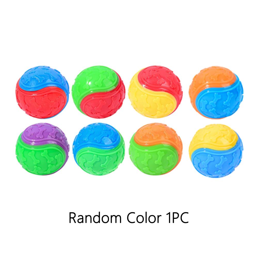 

Squeaky Balls For Dogs Interactive Toys Tpr Dog Chew Toy Pet Voice Ball Teeth Cleaning Bite Resistance Dog Training Supplies (As shown-11425)-