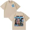 Rapper Jul T-shirt con Stampa Moda Unisex Hip Hop Estiva Cotone Manica Corta Ampia Casual Gotico Punk Donna e Unisex T-shirt