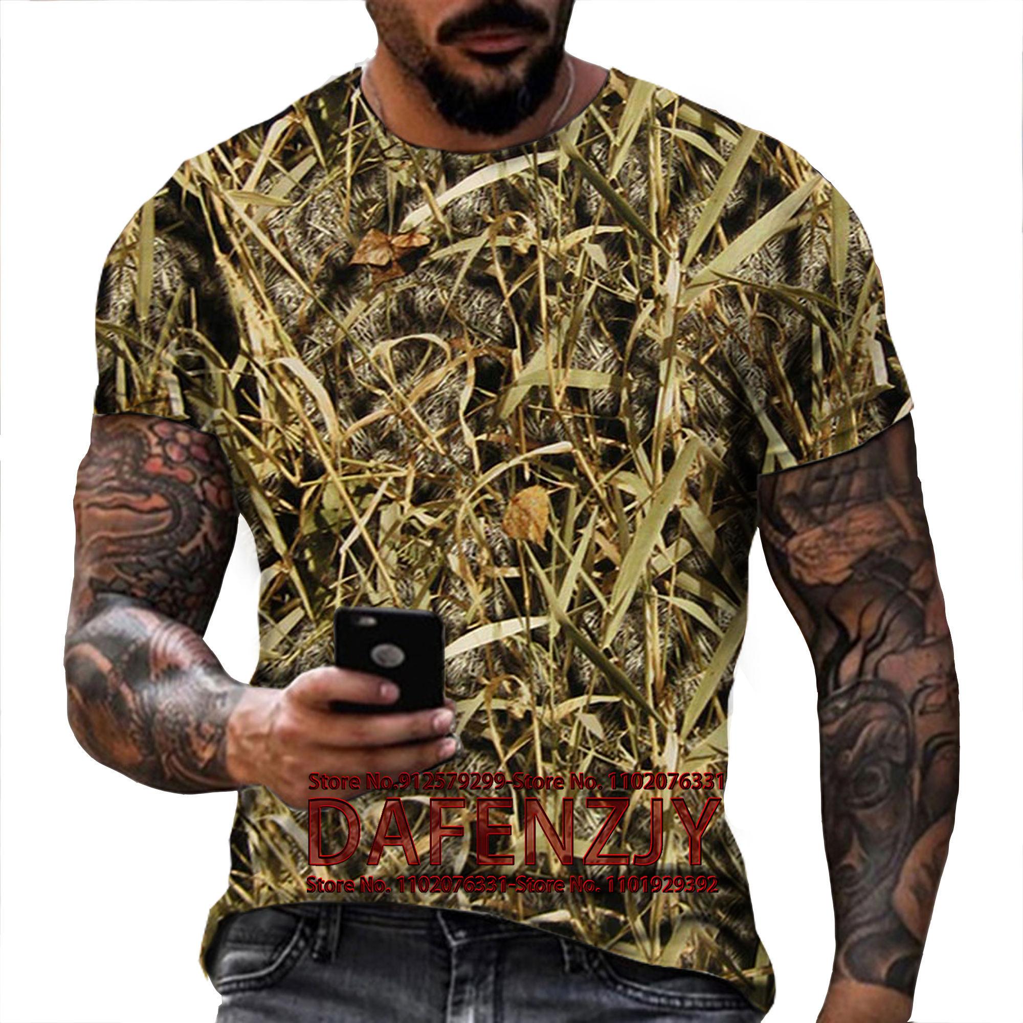 

Камуфляжна футболка 3D Branch. Чоловічий одяг. Мода на відкритому повітрі. Повсякденна. З коротким рукавом. XXXL небо синє кольору