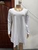 2026 Trendy European & American Style Long Sleeve Pocket Dress with Hot Stamping
