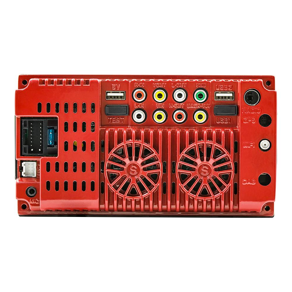 BQCC 2 Din 6.2" Car MP5 Player Colorful Lights RDS Function USB Charging BT Wired Android AUTO/CarPlay FM Radio Mirrorlink 6200