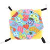 Small Pet Animal Hamster Warm Winter Double Deck Hammock Hanging Bed Cage with Hooks(Peach Heart (20x20cm) )