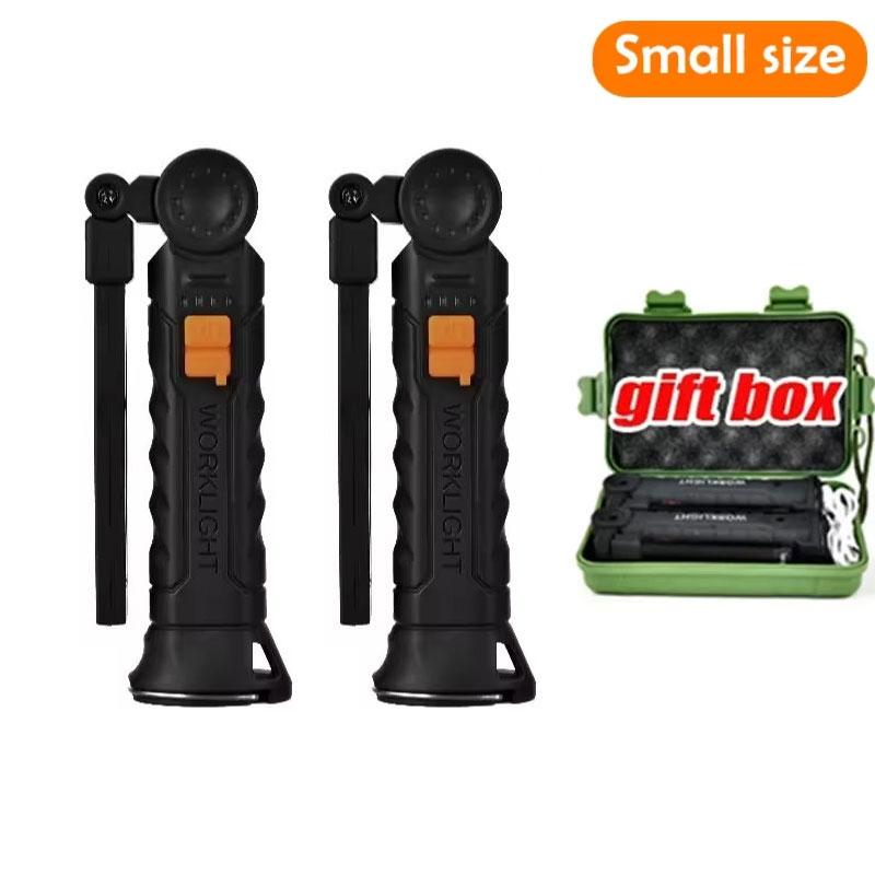 Portable LED COB Search Lights With Magnetic & Hook Built-in Battery Rechargeable Work Light Outdoor Waterproof Emergency Lamp