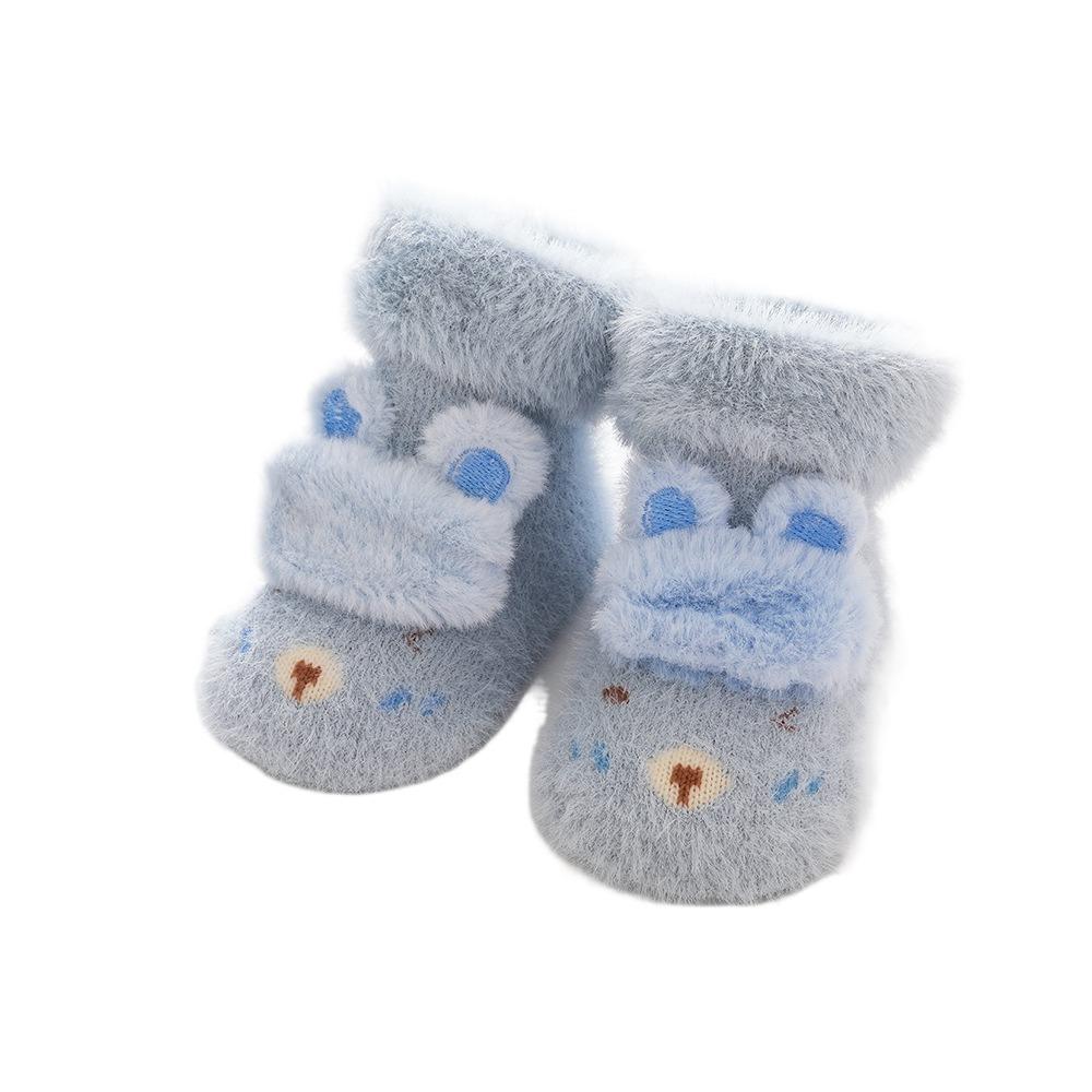 

Plush Baby Socks Shoes Warm Newborn Floor Socks Cute Toddler Shoes Winter M