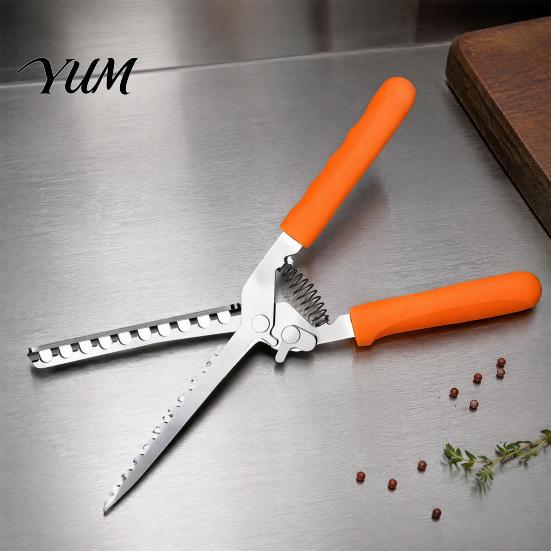 Portable BBQ Tool for Camping Rib Membrane Remover Tool, Stainless Steel Peeler with Meat Prep Anti-slip Handle, Manual Preparation Outdoor
