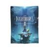 Little Nightmares Horror Blanket Cover Video Game Plush Throw Blanket Summer Air Conditioning Printed Soft Warm Bedsprea,