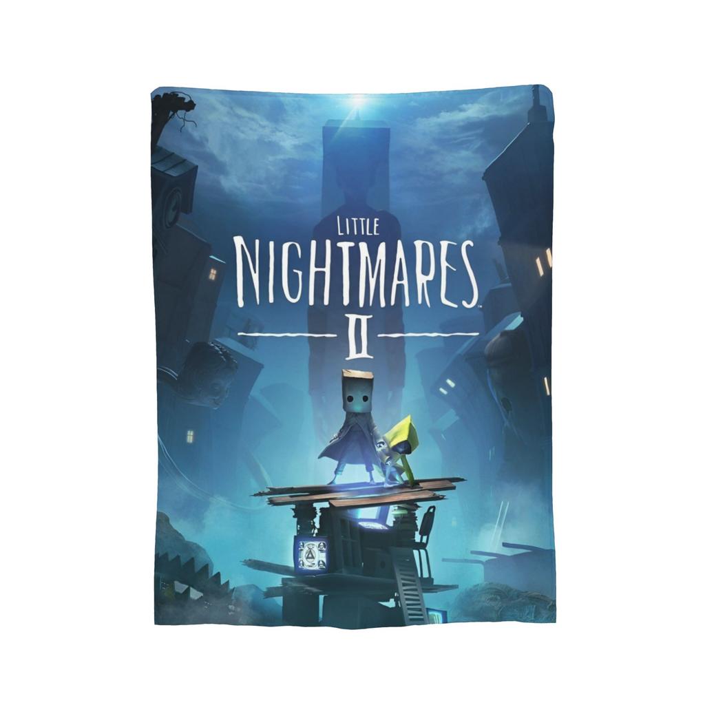 Little Nightmares Horror Blanket Cover Video Game Plush Throw Blanket Summer Air Conditioning Printed Soft Warm Bedsprea,