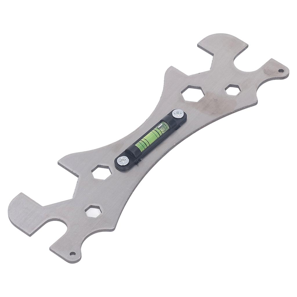 Special Wrench Universal Multifunctional Bathroom Wrench with Level Faucet Plumbing Install Tool