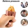 Squirrel Stress Relief Toy Stump Animal Squirrel Cup for Anxiety Relief, ADHD Squeeze Out The Surprises and Heal The Emotions