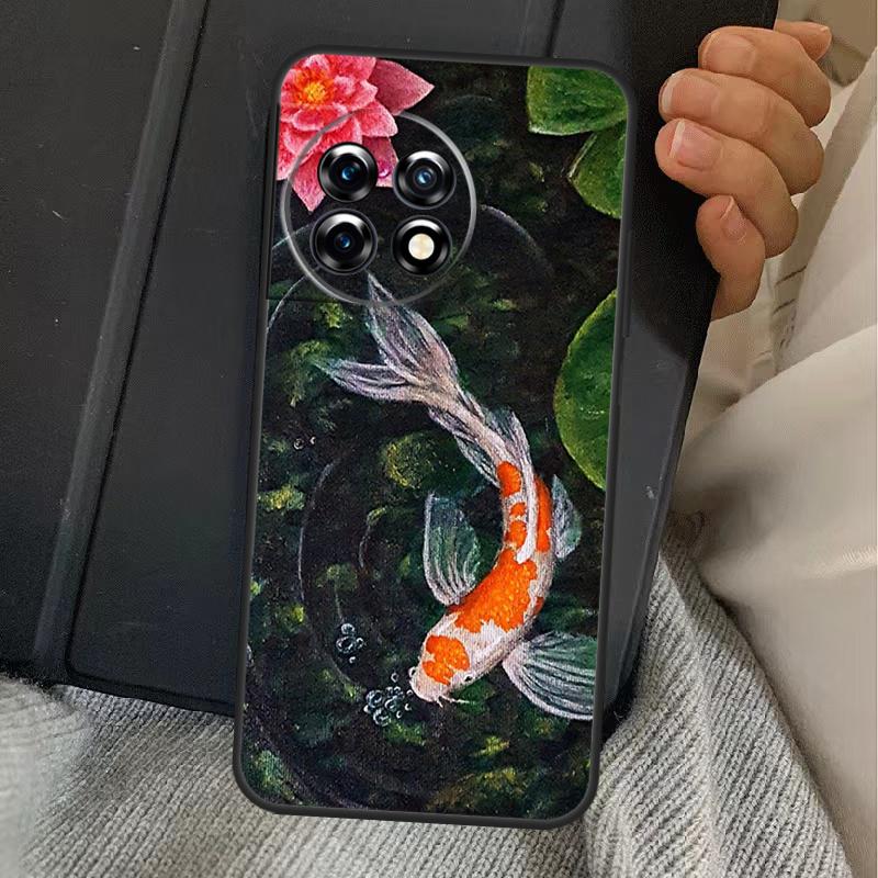 Koi Fish Carp Case For OnePlus 15 13 12 11 13R 13T 10T 10R 12R OnePlus Nord 5 CE 2 3 4 Lite N20 N30 Cover