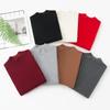 Women's Urban Style Pure Cashmere Slim-Fit Winter Knit Sweater with Half-High Neck