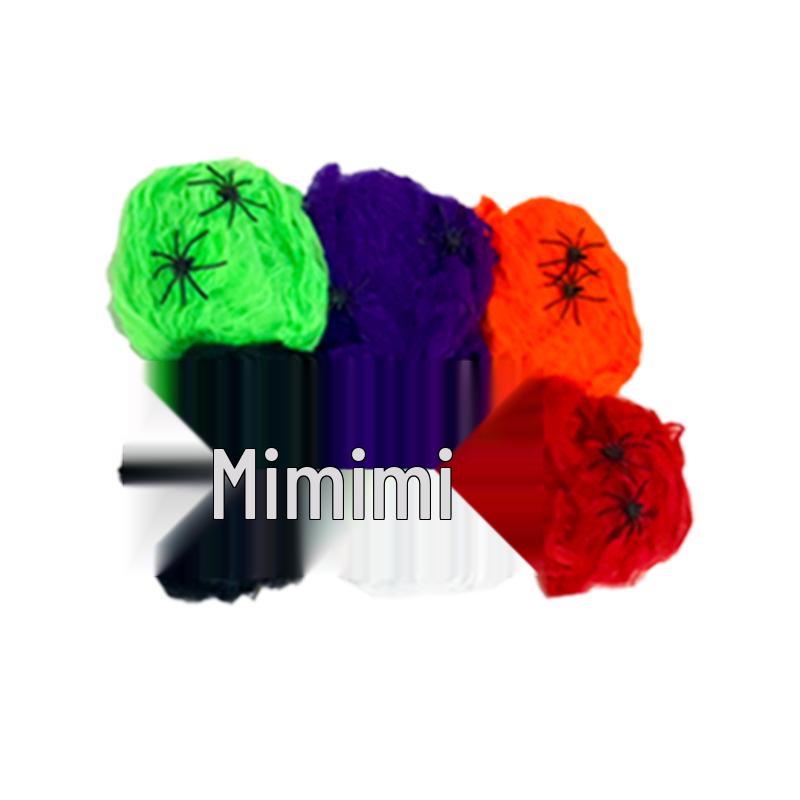 Halloween Decor Set: Spider Web Net with Plush Spider