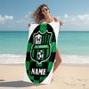 Personalized German Flag Crest Beach Towel Microfiber Beach Towel Thin Absorbent for Beach Swimming Yoga Bath Sports. 0910104