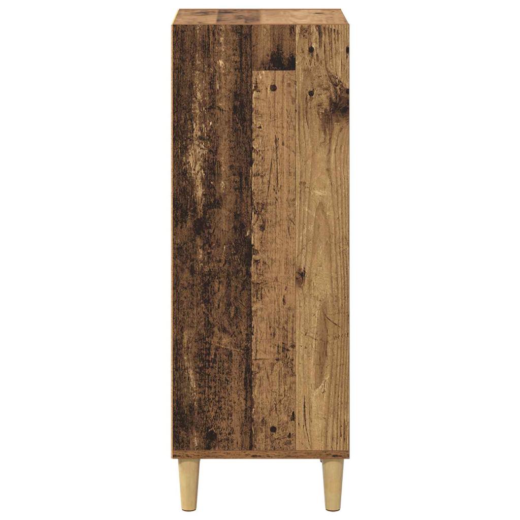 Sideboard Reclaimed Wood 34.5 X 32.5 X 90 Cm Engineered Wood