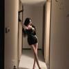 Sexy PU Leather Tight Skirt Underwear Role Play Dark Personality Little Devil Cosplay Short Skirt Unique Halloween Clothing