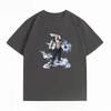 Summer Crew Neck Short‑Sleeve T‑Shirt with One Piece Smoker Graphic Print, Casual Oversized Fit Women And Men T-shirt