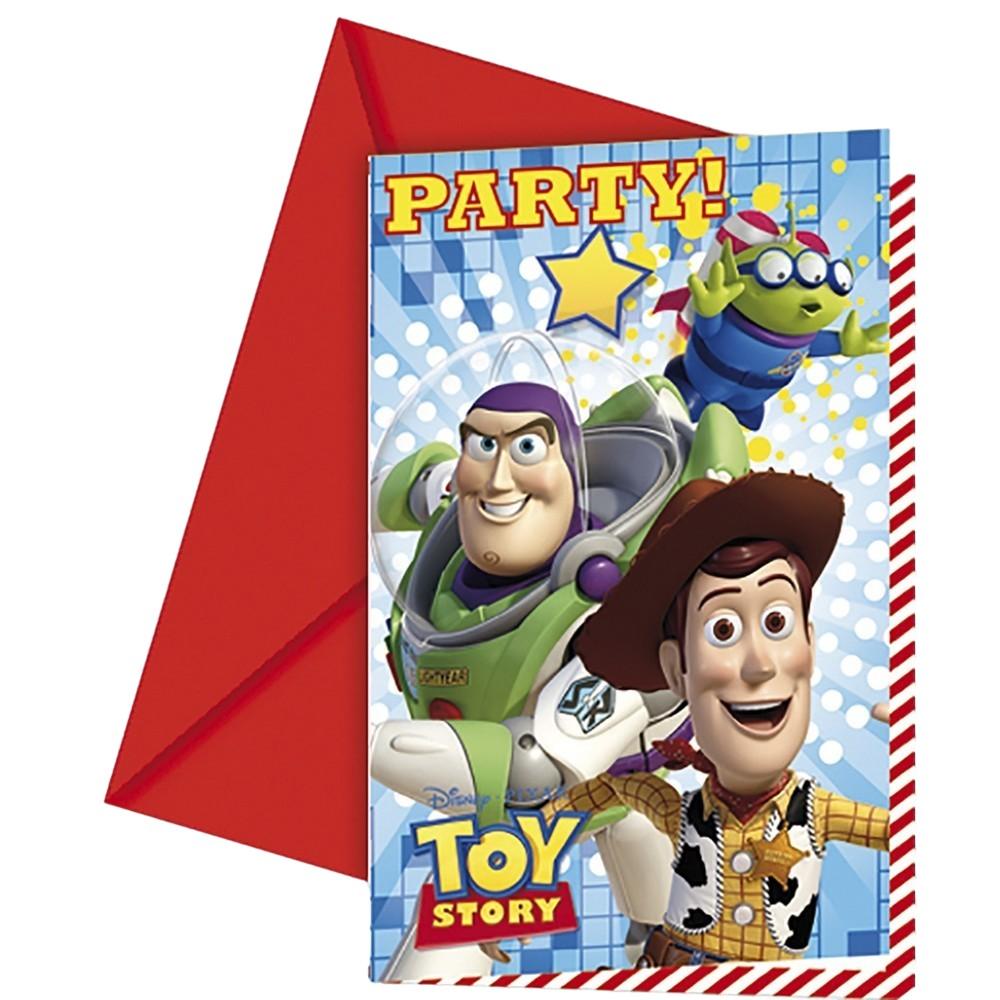 Toy Story Stjerneinvitasjoner