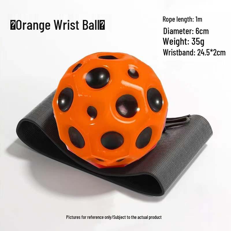 Moonstone Elastic Wrist Ball - PU Foam Reaction Exercise Toy
