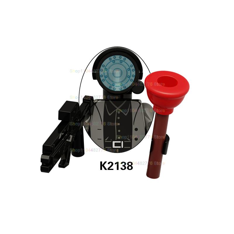 Nuevas Figuras KDL SWAT Skibidi Toilet Man Anime Juguetes de Bloques TvMan Titan Cameraman Speakerman Ladrillos Modelo Juguete Para Regalo de Cumpleaños de Niño
