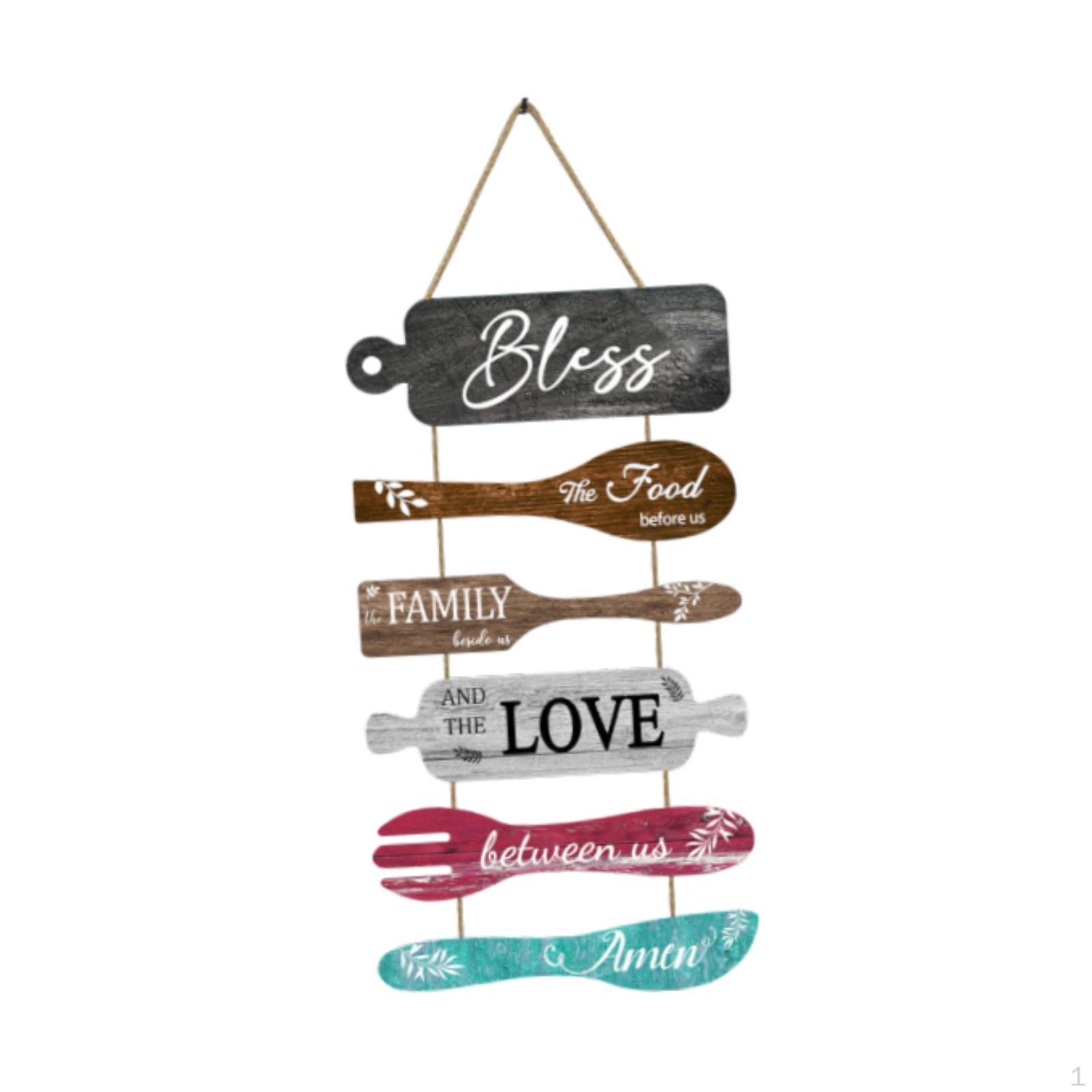 

Кухонный деревянный знак, декор двери, регулируемый настенный орнамент для прихожей дома B