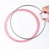 2Pcs Adjustable Embroidery Hoop Spring Loaded Round Plastic Stitching Frames for Sewing Needlework Fabric Craft Project
